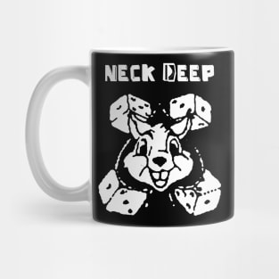 neck deep dice bunny Mug